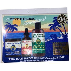 The Rad Dad Resort Collection 5 O'Clock Shadow Somewhere Beard Care Kit